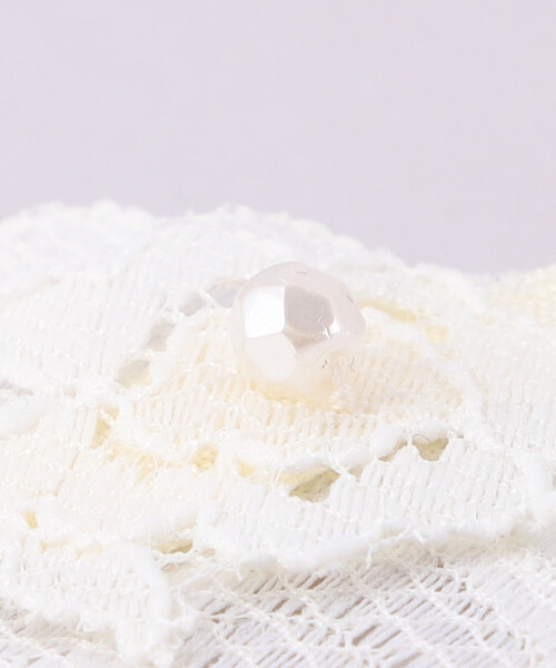 CA モダンレースの三角巾 WHITE ONESIZE
