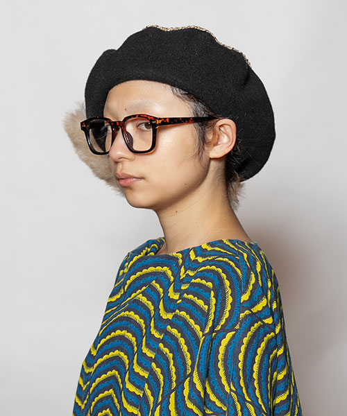 鏡の国のNECOベレー(ONESIZE BLACK): ベレー帽子通販｜CA4LA公式