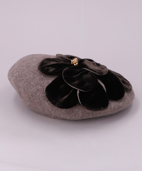 花びらベレー MOCHA ONESIZE