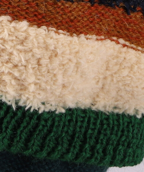 プクプクカラフルキャップ GREEN ONESIZE