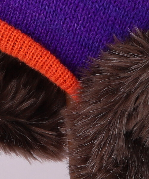 イヤマフ付きニット RED ONESIZE