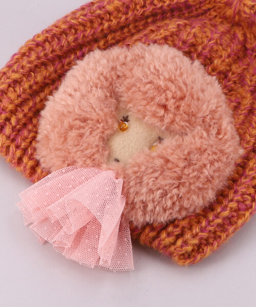 プードルアップリケ PINK ONESIZE