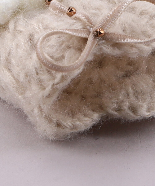 ハナハナニットキャップ BEIGE ONESIZE