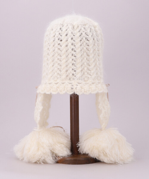 BIGボンボンキャップ BLACK ONESIZE