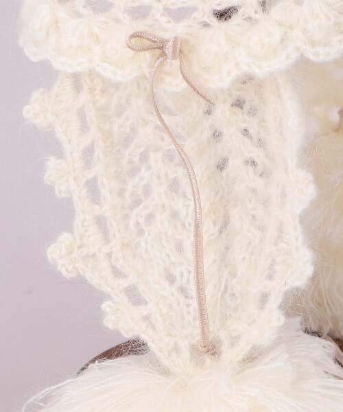 BIGボンボンキャップ BLACK ONESIZE