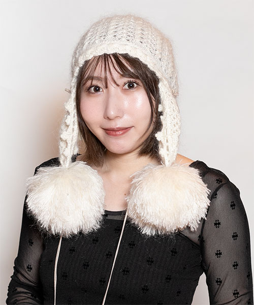 BIGボンボンキャップ(ONESIZE WHITE): ニットキャップ帽子通販｜CA4LA公式