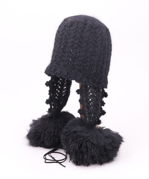 BIGボンボンキャップ(ONESIZE WHITE): ニットキャップ帽子通販｜CA4LA公式