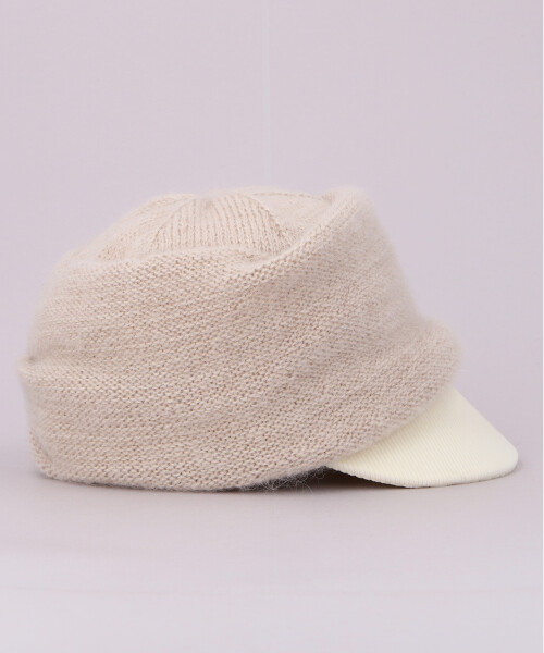 ニットタックキャスケット BROWN ONESIZE