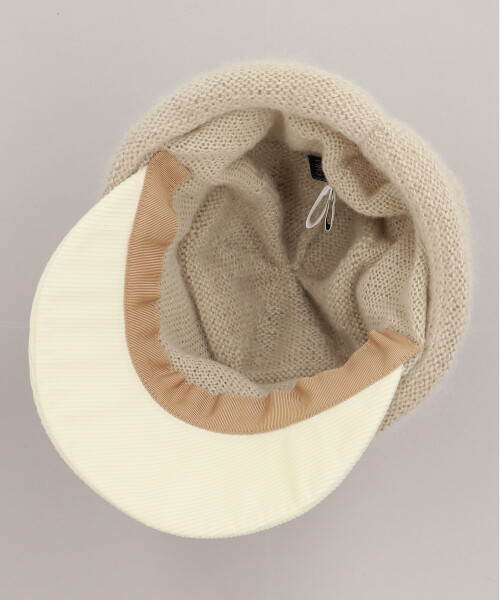 ニットタックキャスケット BROWN ONESIZE