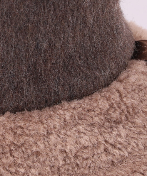 BLANKET CROCHET BROWN ONESIZE