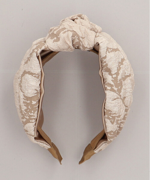 ガニー　カチューシャ PONPONERカチューシャ(ONESIZE BEIGE): カチューシャ｜帽子通販