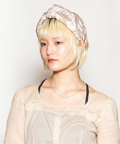 PONPONERカチューシャ(ONESIZE BEIGE): カチューシャ｜帽子通販