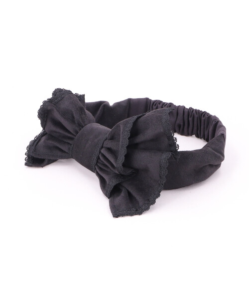 カシラ　CA4LA   ヘアバンド　リボン　レース CAリボンヘアーバンド(ONESIZE BROWN): ヘアバンド帽子通販｜CA4LA公式