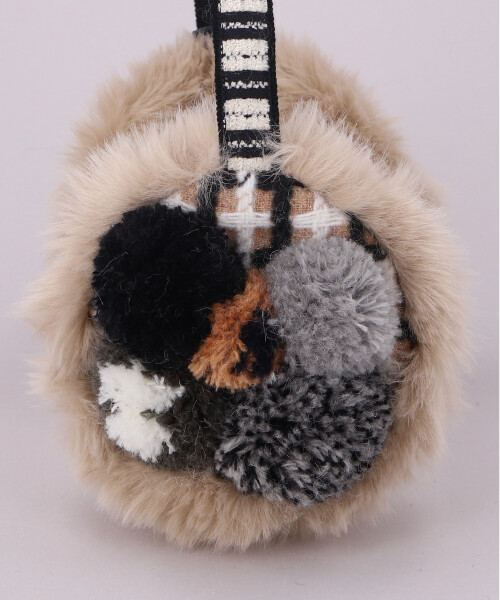 CA ボンボンイヤマフ BLACK ONESIZE