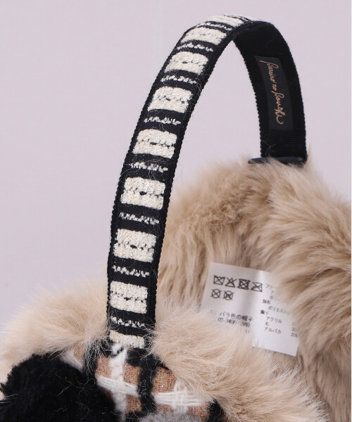 CA ボンボンイヤマフ BLACK ONESIZE