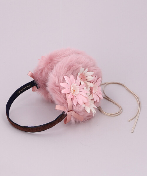 CA お花のイヤマフ PINK ONESIZE