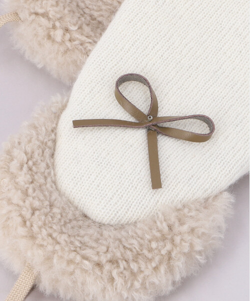 CA ニットイヤマフ WHITE ONESIZE