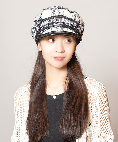 モデル頭囲：56cm 着用サイズ：ONESIZE
