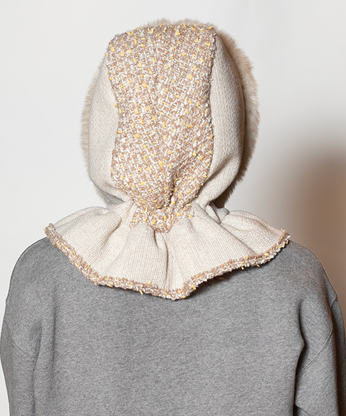 モデル頭囲：56cm 着用サイズ：ONESIZE