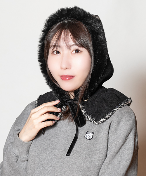 モデル頭囲：56cm 着用サイズ：ONESIZE