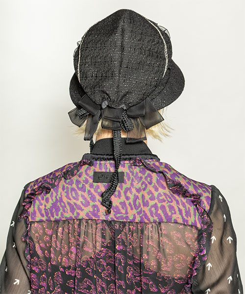 モデル頭囲：55cm 着用サイズ：ONESIZE