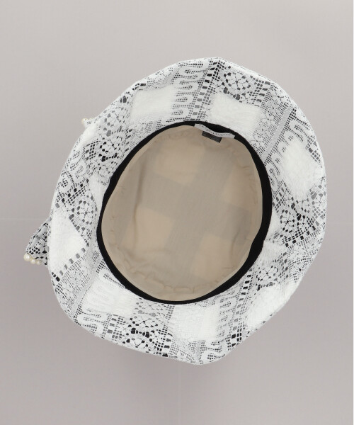 LACE CLOCHE BLACK ONESIZE