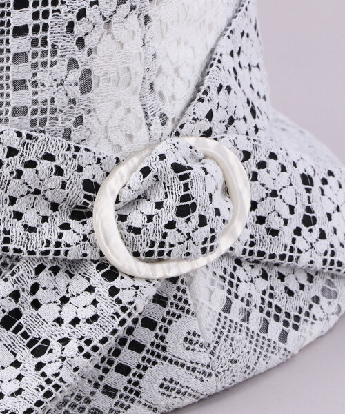 LACE CLOCHE BLACK ONESIZE
