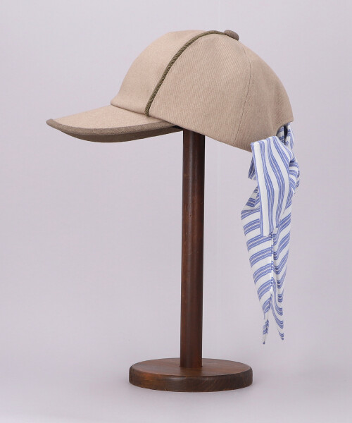 BOW CAP BEIGE ONESIZE