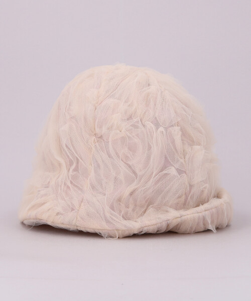 TULLE HAT BEIGE ONESIZE
