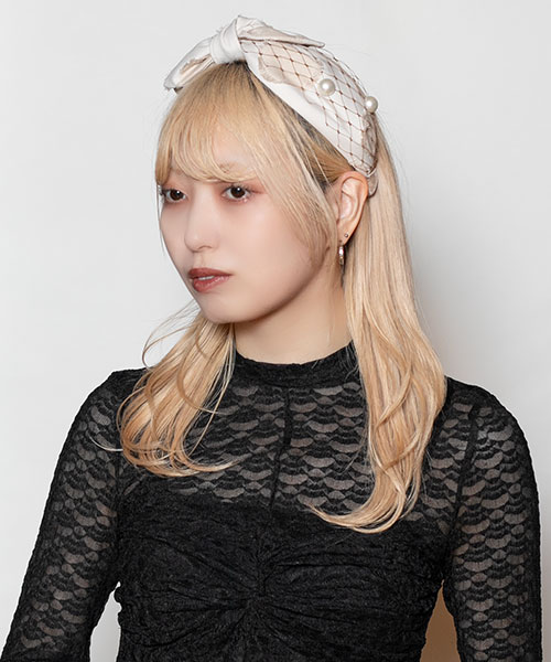モデル頭囲：58cm 着用サイズ：ONESIZE