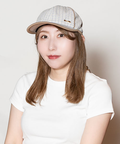 モデル頭囲：56cm 着用サイズ：ONESIZE