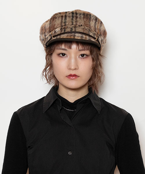 モデル頭囲：55cm 着用サイズ：ONESIZE