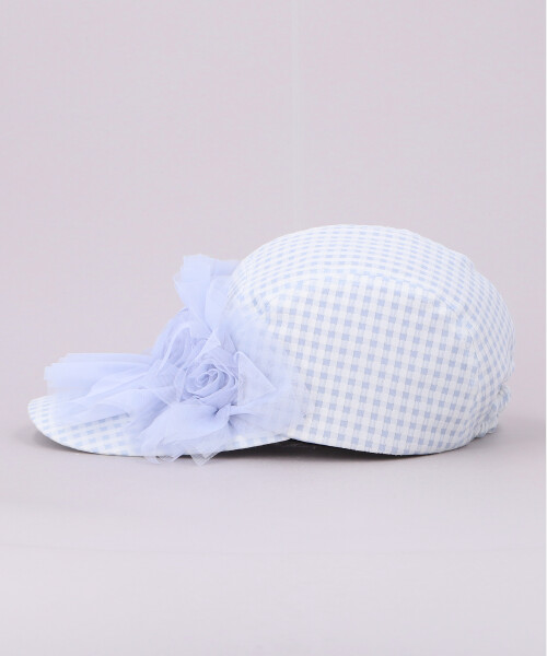 TULLE ROSE CAP BLUE ONESIZE