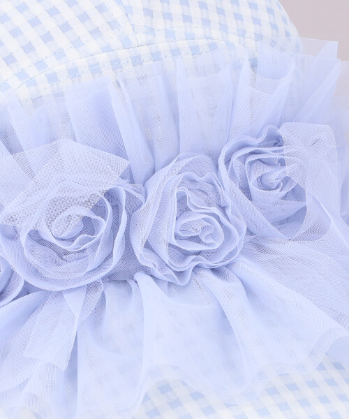 TULLE ROSE CAP BLUE ONESIZE