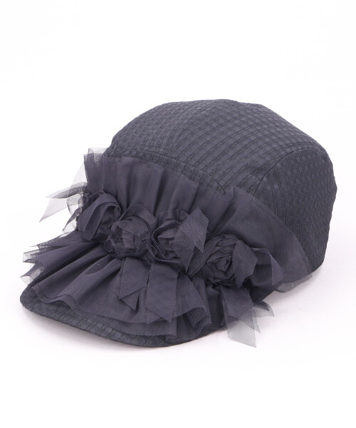 TULLE ROSE CAP BLUE ONESIZE