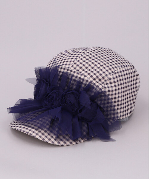 TULLE ROSE CAP BLUE ONESIZE