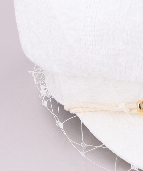 LACE CASQUETTE WHITE ONESIZE
