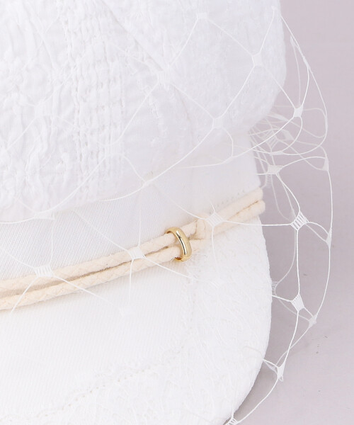 LACE CASQUETTE WHITE ONESIZE