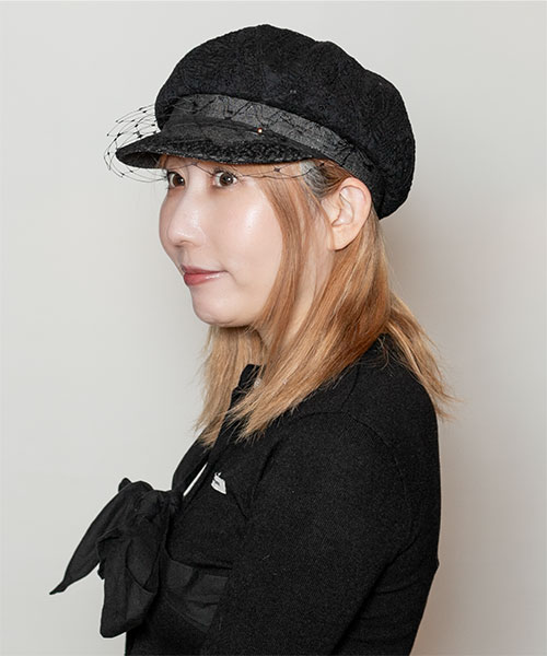 BLACK モデル頭囲：56cm