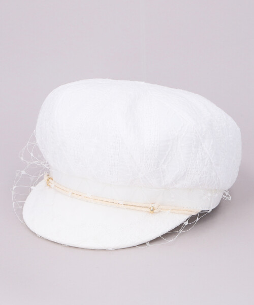 CA4LA ホワイト キャスケット ネット付き LACE CASQUETTE(ONESIZE BLACK): キャスケット帽子通販｜CA4LA公式
