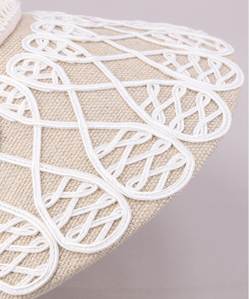 CORD BRAID VISOR WHITE ONESIZE