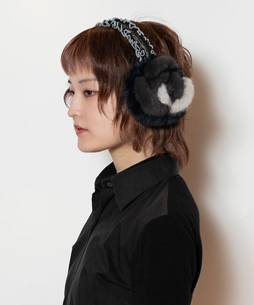 モデル頭囲：55cm 着用サイズ：ONESIZE