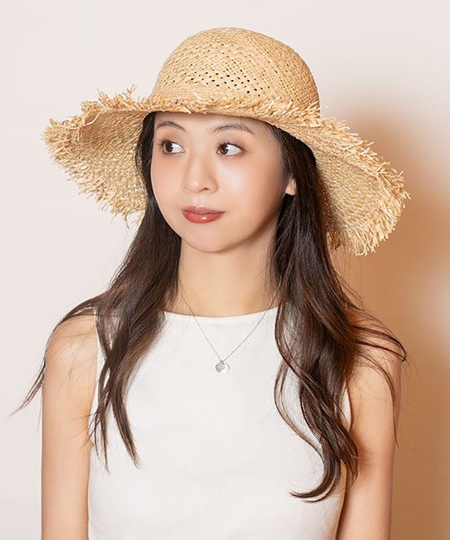 モデル頭囲：56cm 着用サイズ：ONESIZE