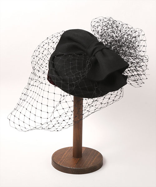 COCKTAIL TOQUE BLACK ONESIZE