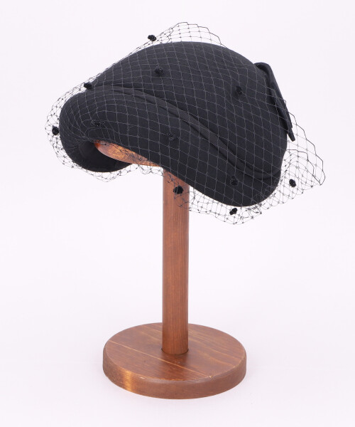 TOQUE BONNET BLACK ONESIZE