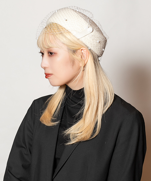 モデル頭囲：58cm 着用サイズ：ONESIZE