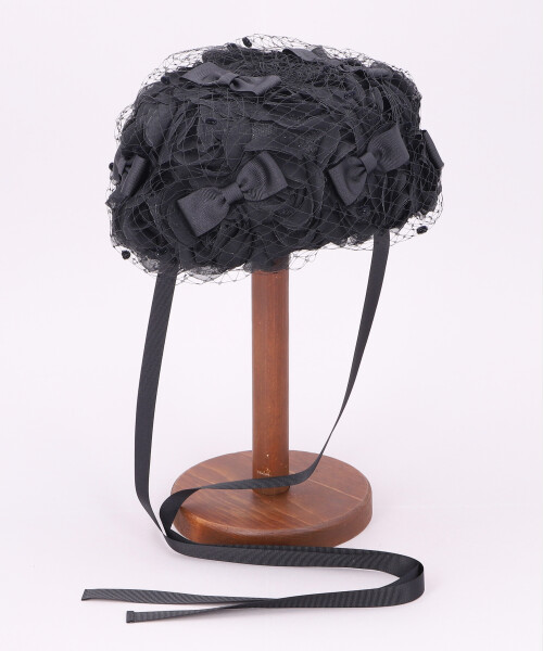 ROSE TOUQE BLACK ONESIZE