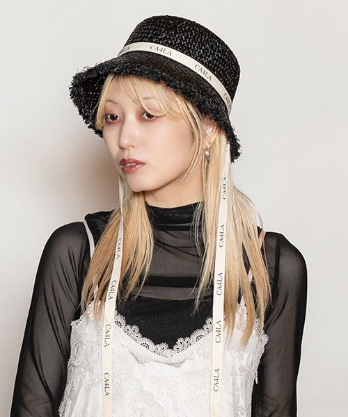 モデル頭囲：58cm 着用サイズ：ONESIZE