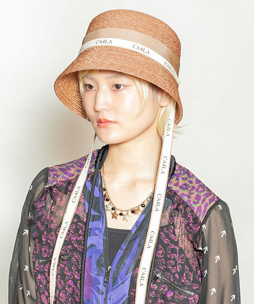 モデル頭囲：55cm 着用サイズ：ONESIZE