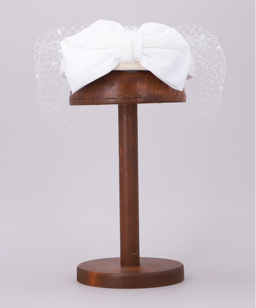 LACE VEIL TOQUE BLACK ONESIZE